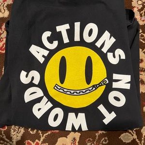 CBum “Actions Not Words” t shirt, X Large